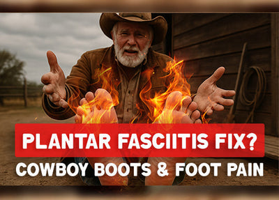 Plantar Fasciitis Fix? Cowboy Boots & Foot Pain