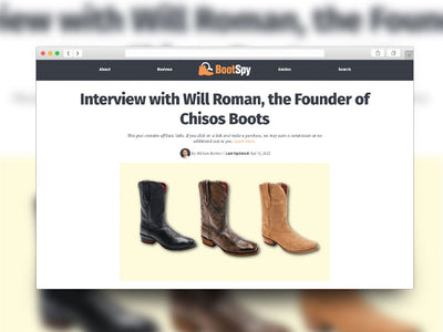 BootSpy Covers Chisos