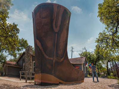 Largest Piñata Cowboy Boot in the World