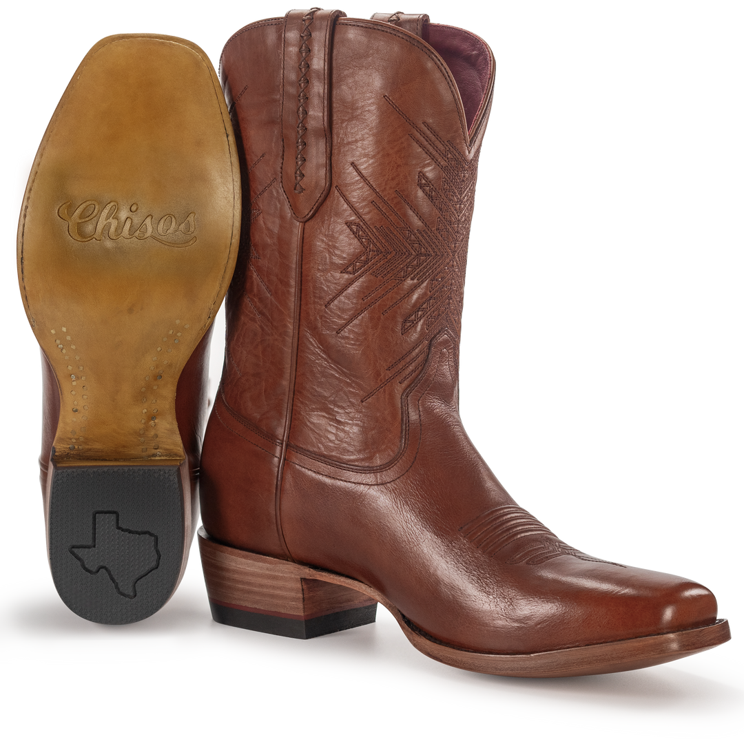 靴 chiyo Chisos No. 2 - Men's Square Toe Cowboy Boot