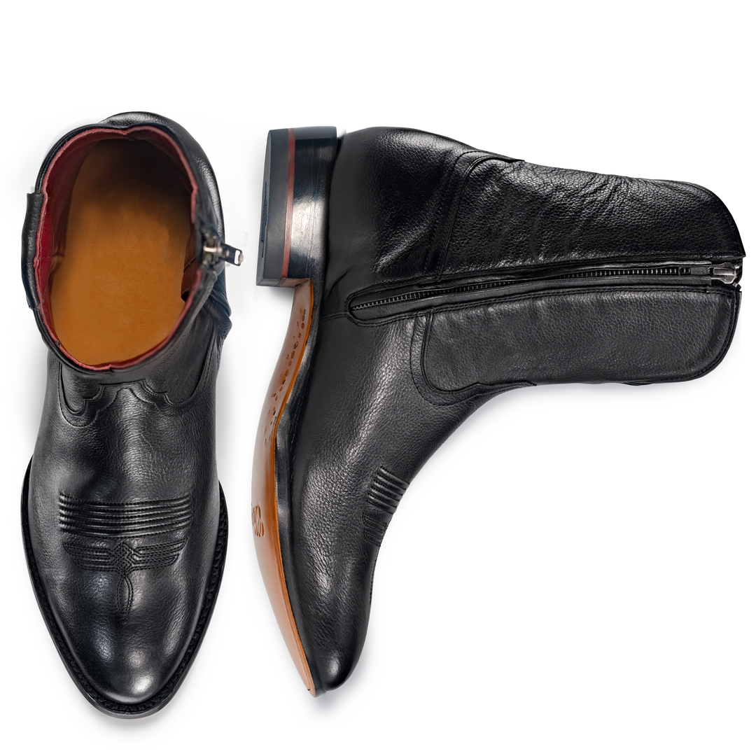 shoです Chisos No. 7 - Men's Zipper Boot, Handcrafted, Comfortable Cowboy