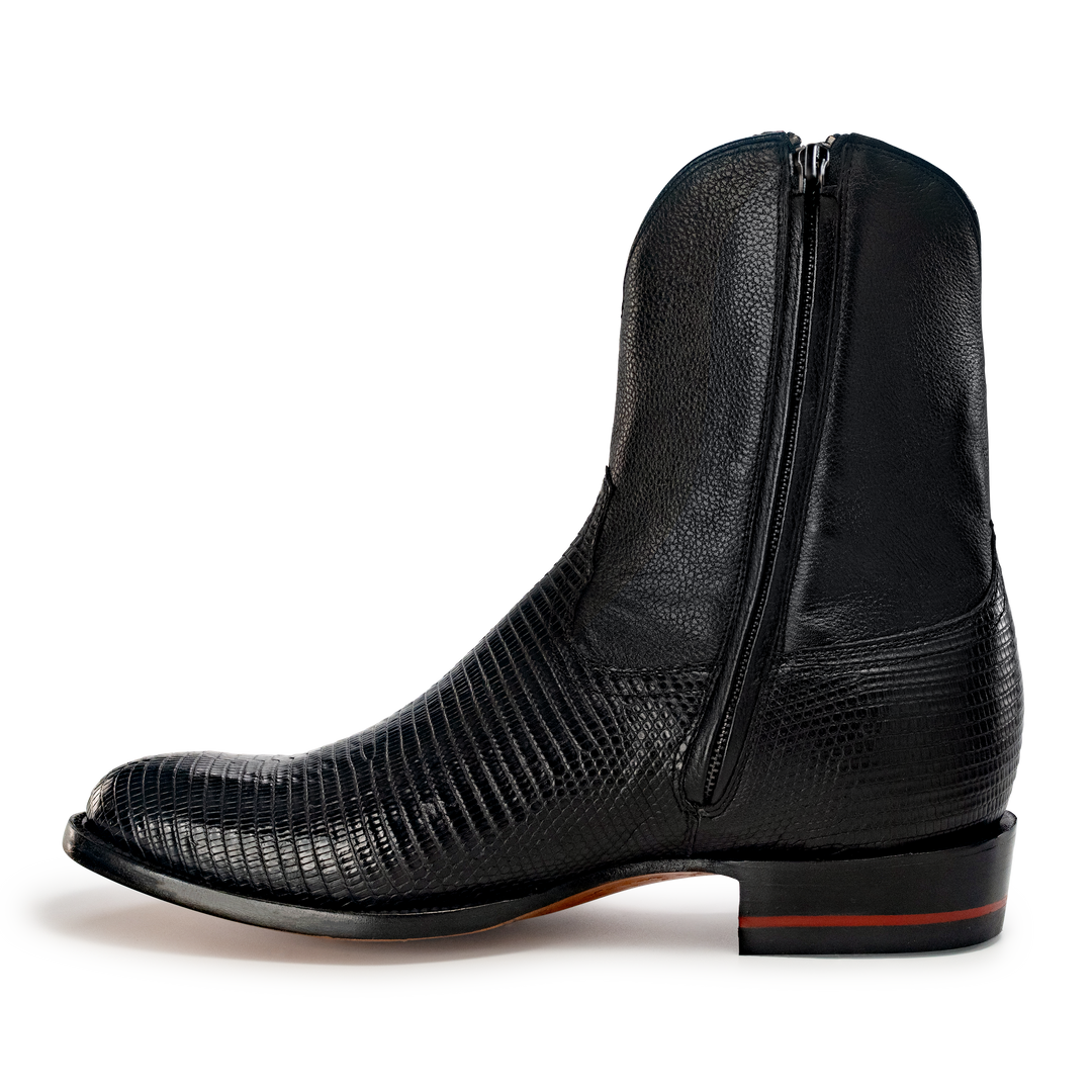 Tecovas Marshall Black Croc Leather Cowboy Boots The Marshall Cowboy Boot - Black crocodile | Tecovas main image 4