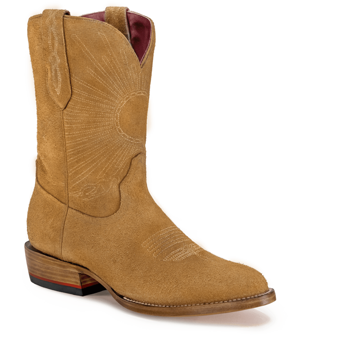 Round tip cowboy boots deals