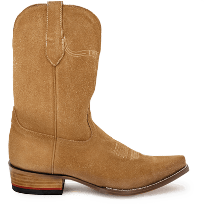 Chisos No. 5 - Men's Roughout Snip Toe Cowboy Boot