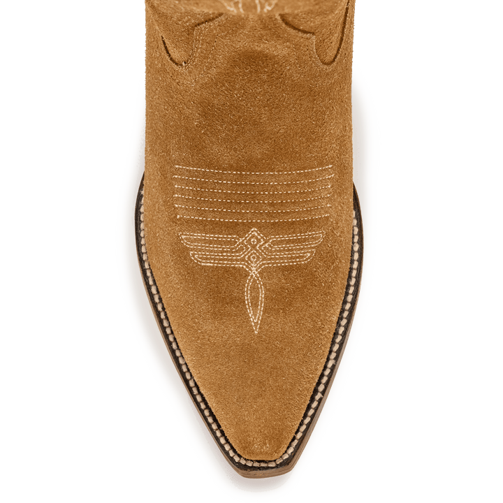 Chisos Men's Roughout Snip Toe Cowboy Boot