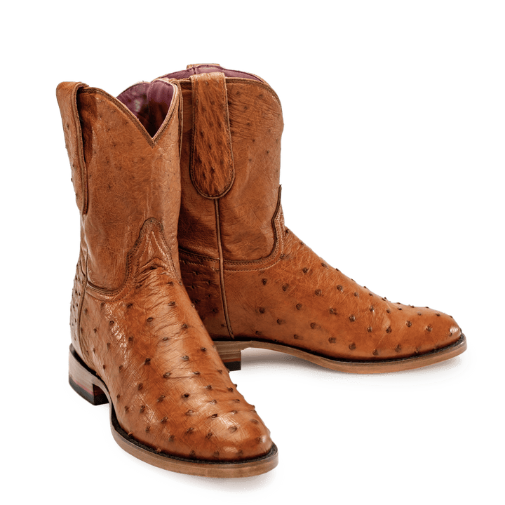 Justin ostrich ropers best sale