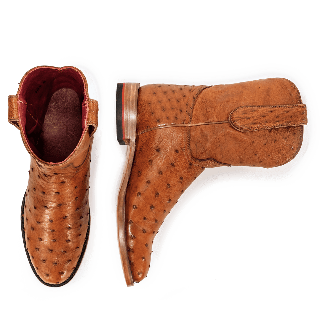 Roper square toe ostrich foot skin Los Altos Men main image 4