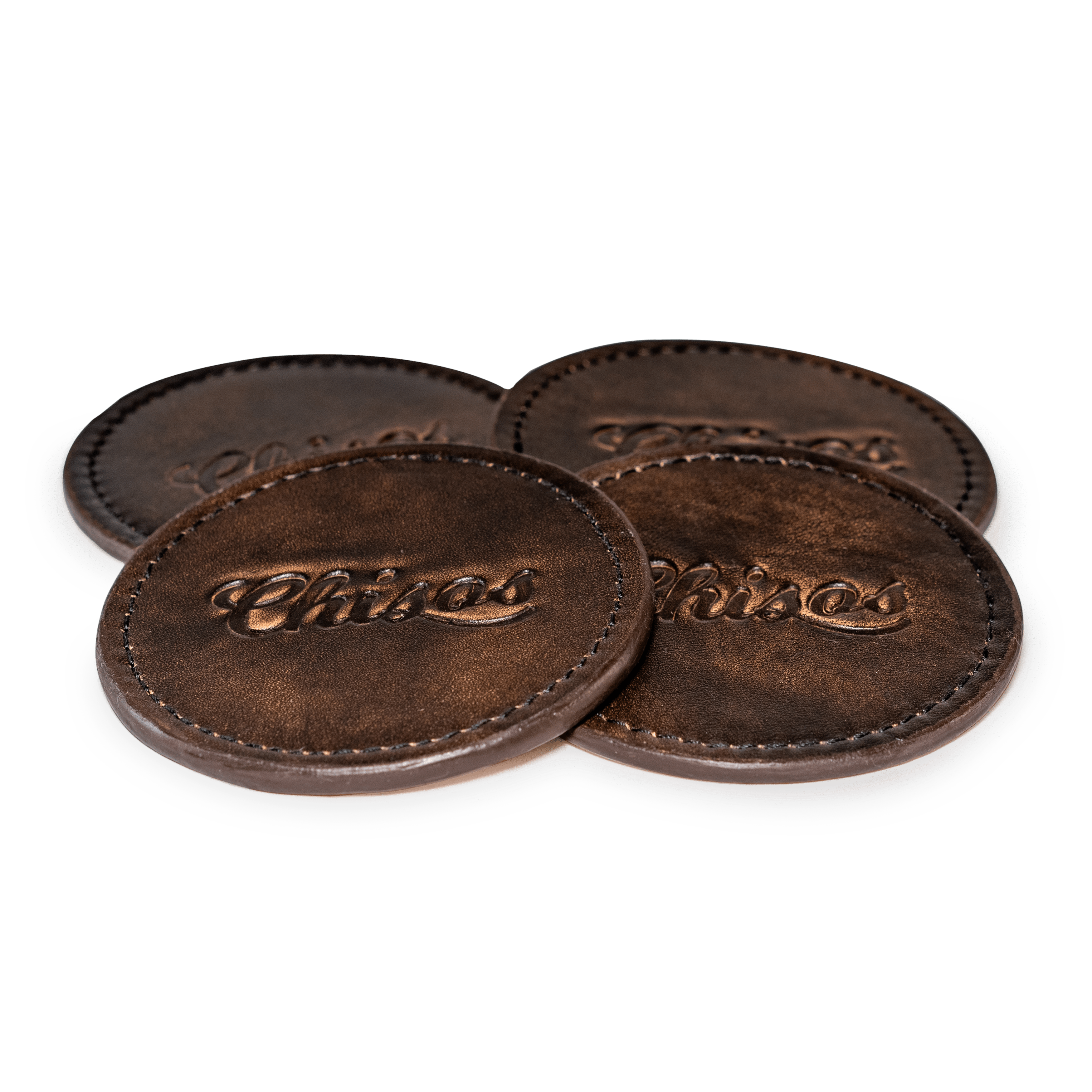 Boot Leather Coaster Set – Chisos